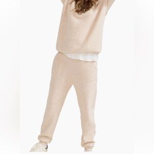 Hatch Relaxed Elastic Waist Pull On Jogger Pants Women Cozy Waffle Size 1 Small